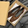 New Spring Fashion Leopard-print Flats for Women Sliding Casual Soft Women Sliding Flats for Women Mujer