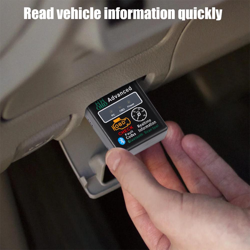 Car OBD2 Scanner Bluetooth Fault Detector Bluetooth-Compatible Elm327 V1.5 Code Reader Diagnosis Tool for Android IOS Windows