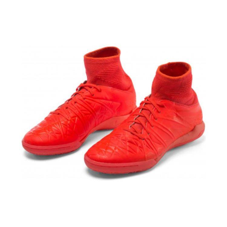 Nike HypervenomX Proximo TF Round Head Comfortable TF (Rubber Studs) Non-Slip Wear-Resistant Soccer Shoes Unisex Soccer Shoes Red 747484-688