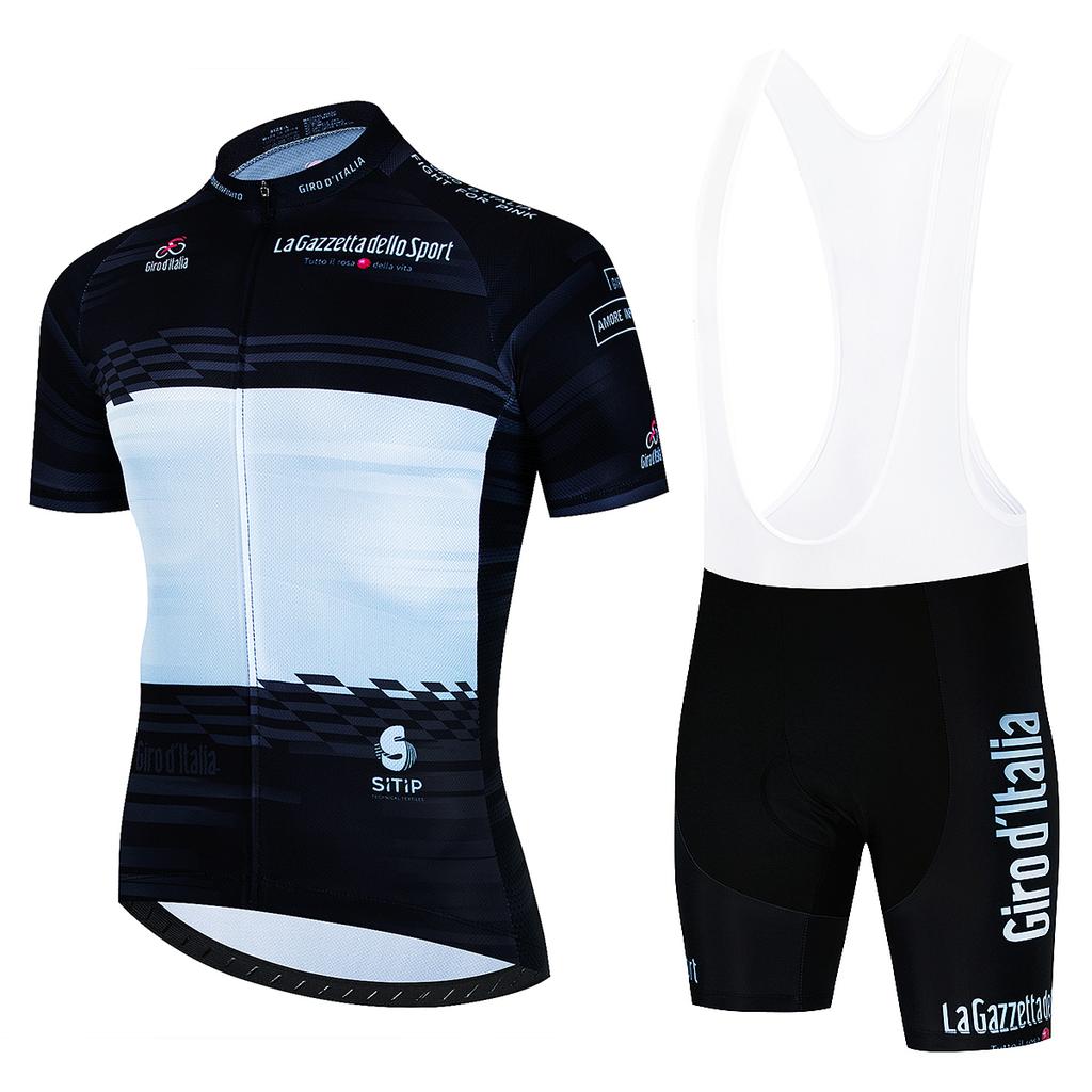 Summer Tour De Italy Team Sports Set Sportswear Jersey Men's Cycling Blouse Mtb Outfit 2023 Uniform Bib Shorts Clothing