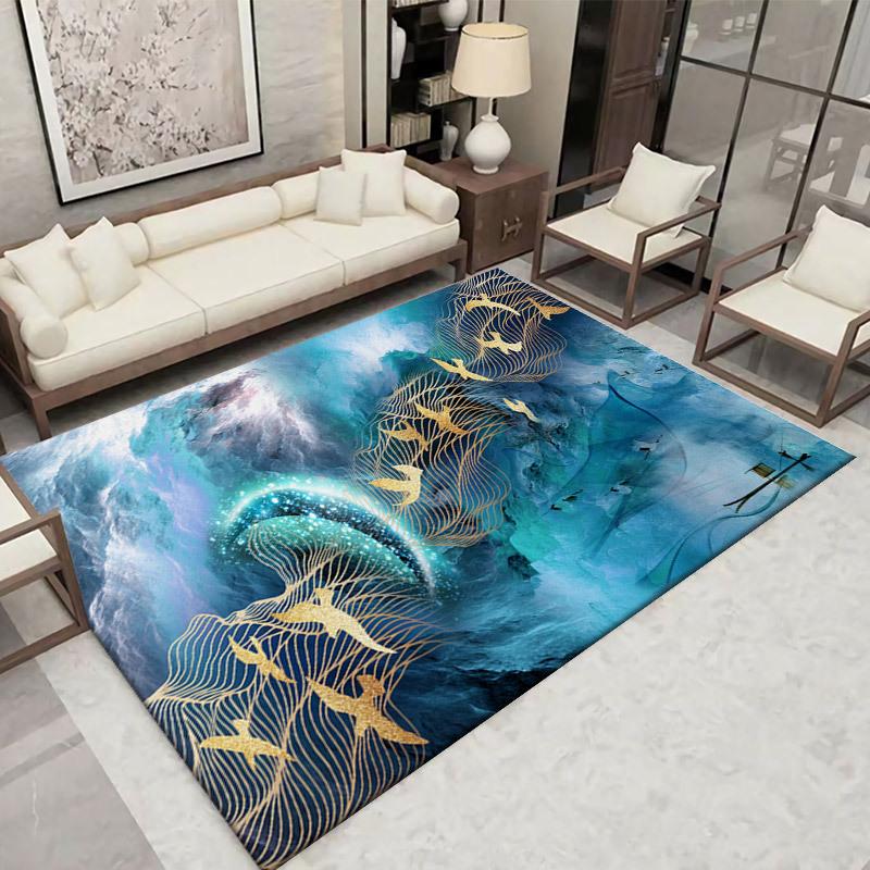Living Room Carpet Decoration Floor Mat Large Area Home Non-slip Carpet Cloakroom Washable Carpets