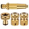 4X Brass Hose Pipe Fitting Tap Hosepipe Spray Nozzle Connectors Watering