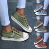 Sports Solid Color Flat Bottom Women External Wear Anti Slip Casual Fashion Versatile Outdoor Canvas Comfortable Lightweight Shoes Plus Size
