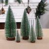 2025 Mini Pine Needles Christmas Tree Bedroom Desktop Ornaments Home Decoration Children's Handicrafts Christmas New Year Gift