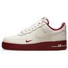 Air Force 1 07 SE 40th Anniversary - Sail Team Red Women Sneakers Cream Metallic-Gold Black DQ7582-100