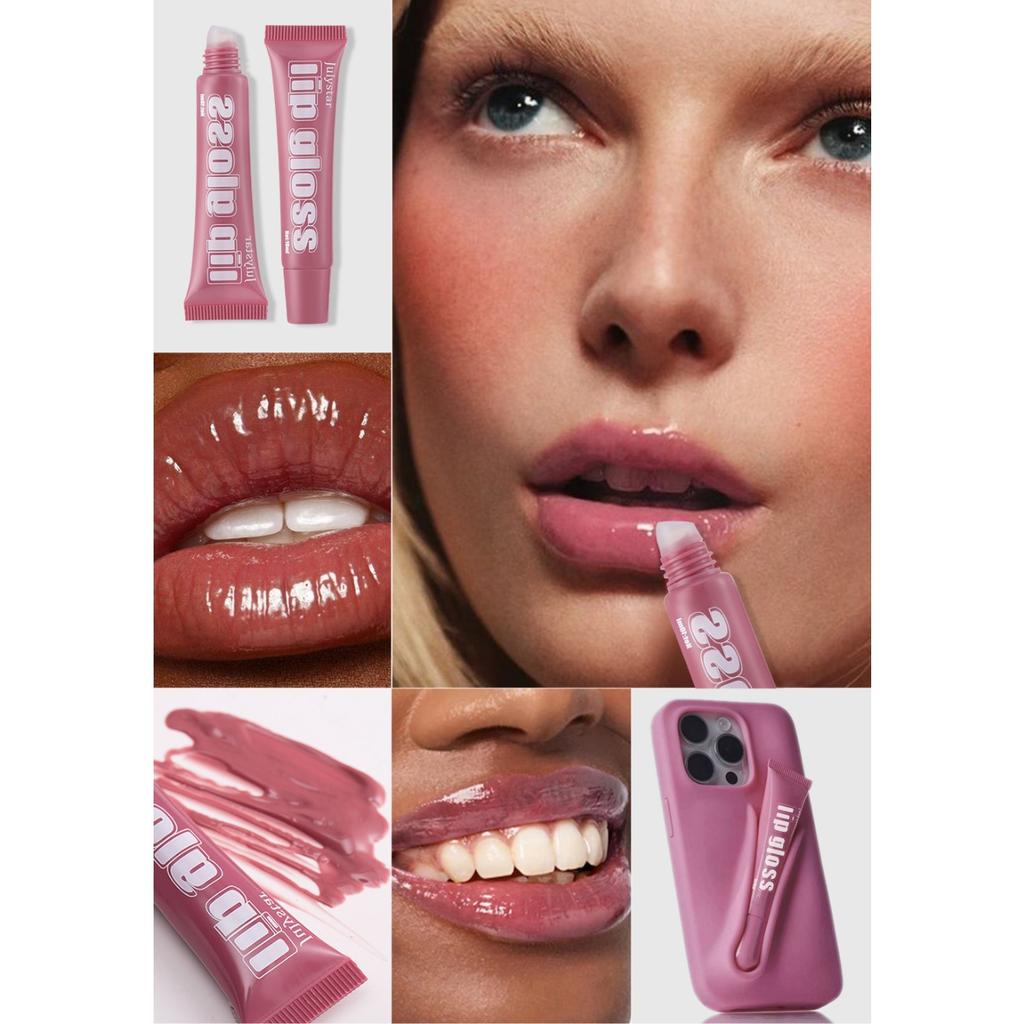 Fruit Lip Gloss 4 Pcs Set Lip Moisturizing Lip Glaze Moisturizing Hydrating Lip Oil Makeup
