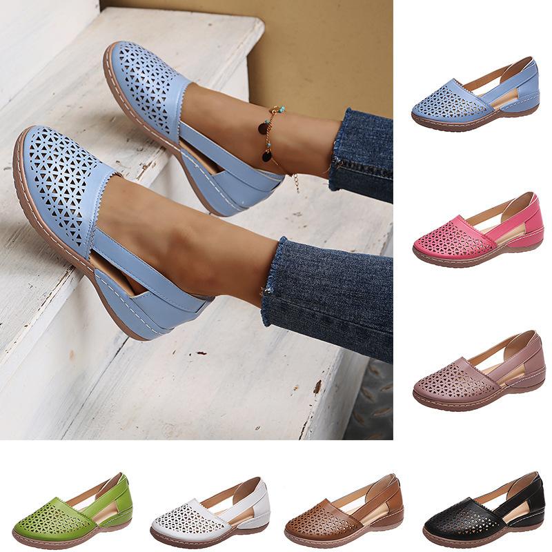 New Women's Arch Support Non-slip Wear-resistant Hollow Breathable Cool Sandals Retro Beach Sandals Fashion Hundred Style