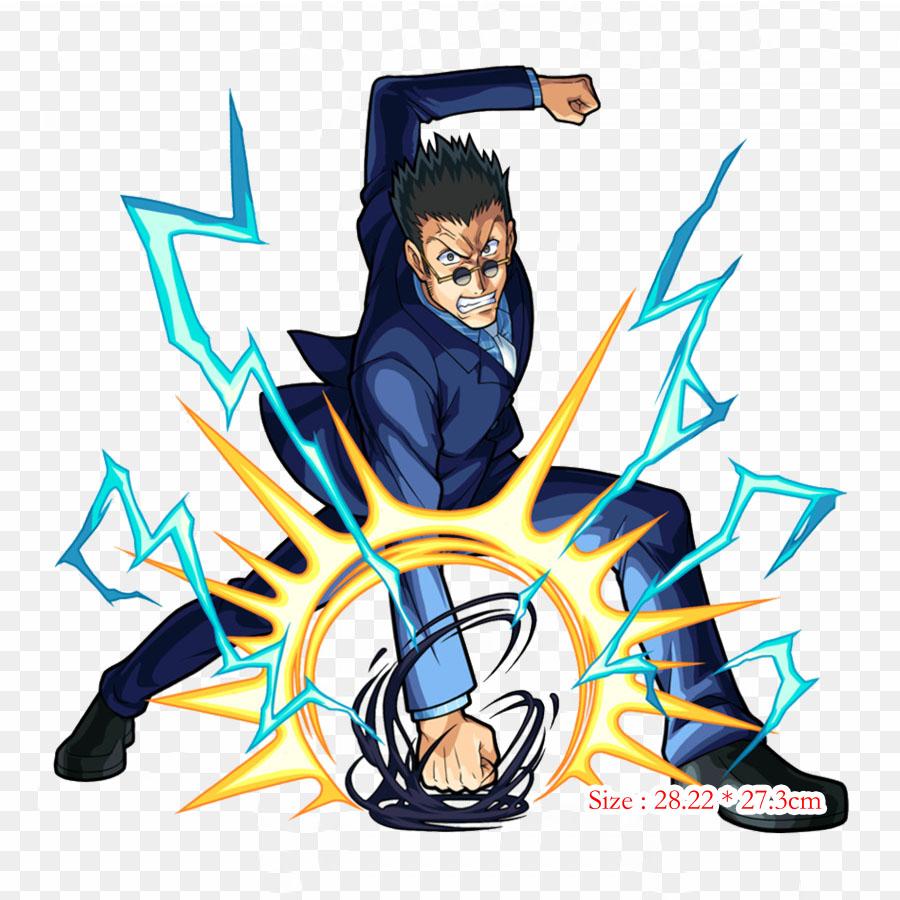Hunter X Hunter Kurapika Manga Kurapika Hisoka Patch Heat Transfer Sticker On Clothes Iron Transfer Fusible Clothing Heat-Sensitive Patches Tops