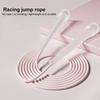 Speed Skipping Rope with Ergonomic Handle Length Adjustable Comfortable Grip Indoor Outdoor Jump Rope Weight Loss Fitness Equipment