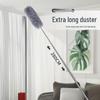 Multifunctional Retractable Feather Duster with Long Handle for Home and Car Cleaning