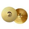 2 шт. джазовый барабан крэш тарелки тарелки для начинающих перкуссионные инструменты аксессуары