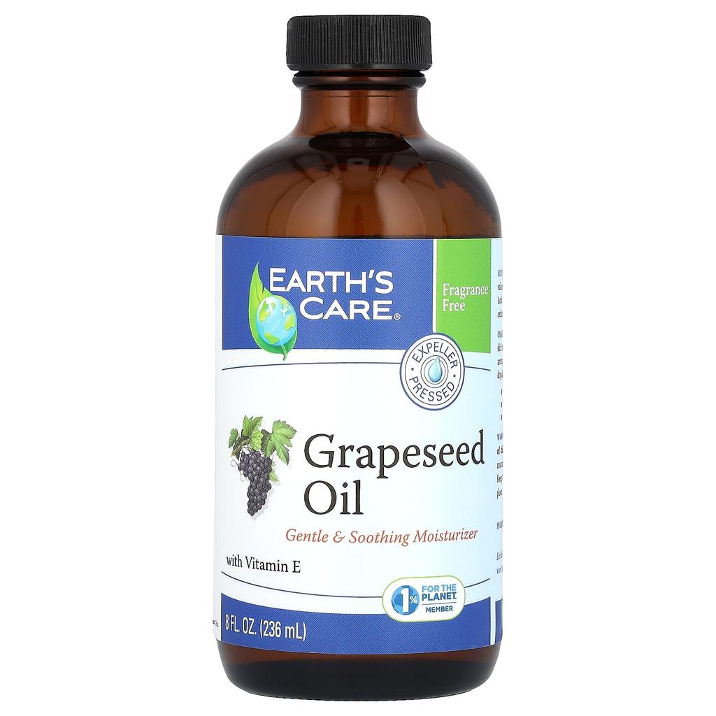 Earth's Care Grapeseed Oil, 236Ml(8Fl Oz)