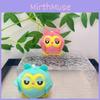 Vibrant Pink And Green Owl Plush Keychain For Kids Cozy Cuddle Buddy For Ages All
