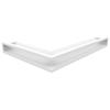Vent Cover LUFT Corner Right 54,7x76,6x9 White