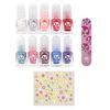 Mercury Nail Polish Kit, Flare & Fancy, 12 Pieces