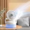 Household Refrigeration Desktop Air Cooler Charging USB Office Water Cooling Gas Humidification Spray Fan