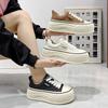 Muffin Thick Sole Heightening Versatile Little White Shoes Women's 2025 Autumn New Korean Version of Trendy Casual Board Shoes Popular Women's Shoes