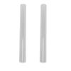 2PCS Clear Acrylic Rolling Pin Solid Clay Round Tube Roller Clear Clay Rolling Pins for Diy Art Craft