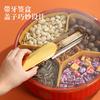 Rotatable Fruit Plate Chinese Candy Box Fruit Plate Household Living Room Coffee Table Chinese New Year Nut Box Candy Plate