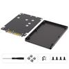 1PC M.2-mSATA To SATA Solid State SSD To SATA External Disk Box 2-IN-1 Conversion Board External Box