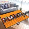 Anime Naruto 3D Printing Rug for Kitchen Doormat Bedroom Carpets for Living Room Laundry Bathroom Non-slip Floor Mat
