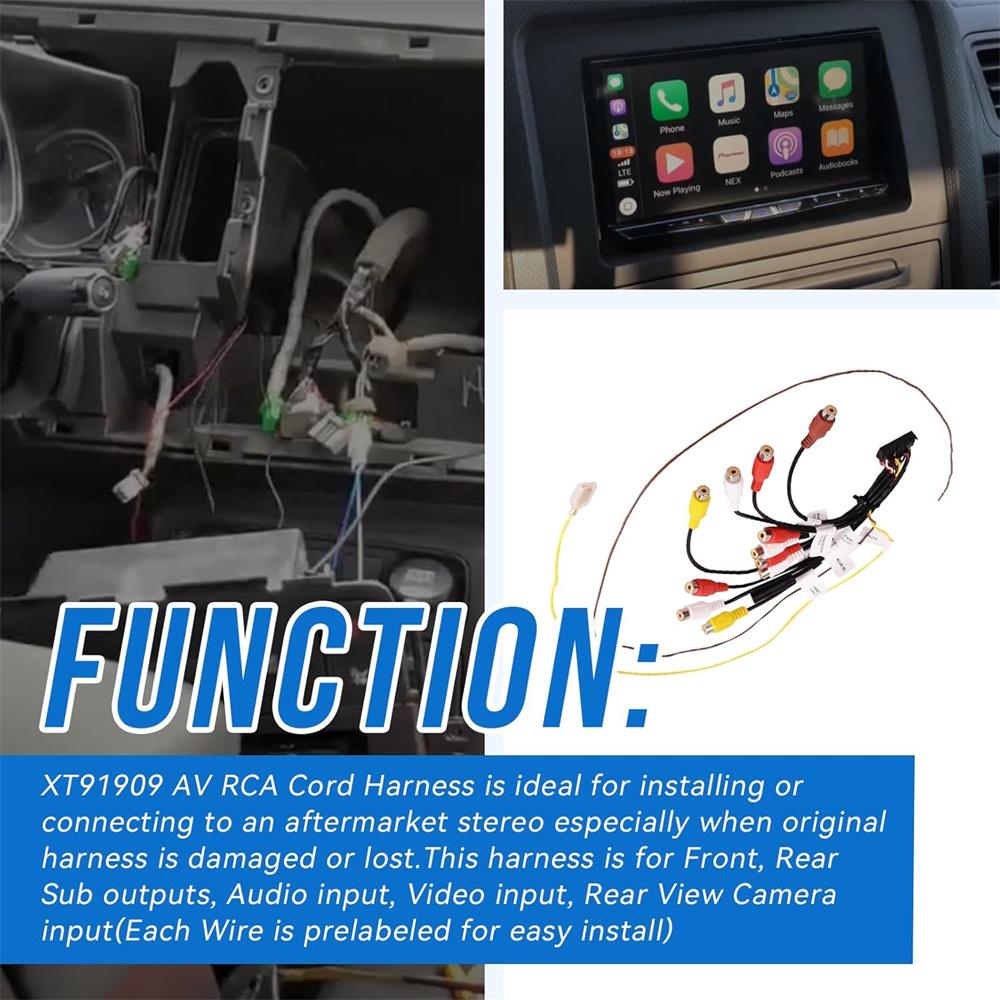 24-контактный AV-разъем для моделей Pioneer AVH/AVIC