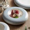 Insulated Plate Restaurant Molecular Cuisine Dim Sum Dessert Plate Home Creative Ceramic Salad Steak Plate Kitchen Tableware