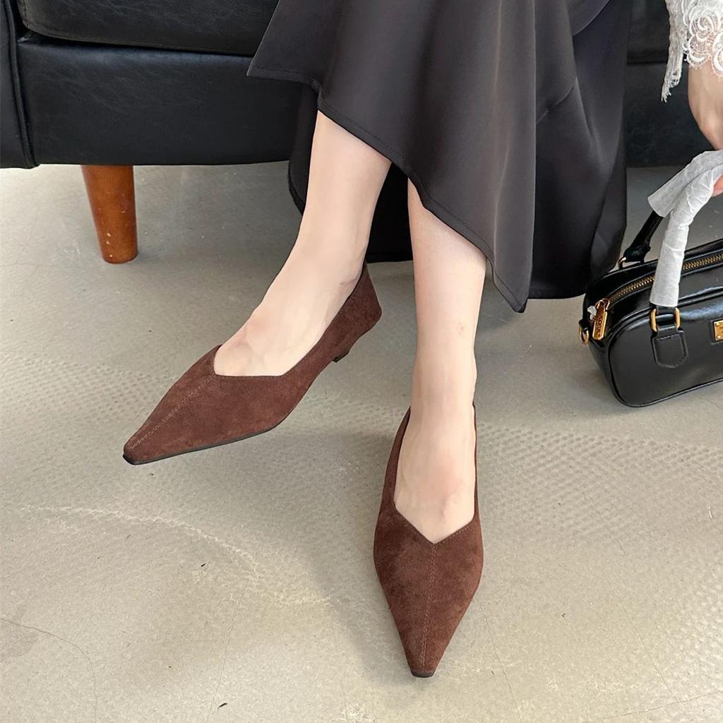 Fashion Bailamos 2024 Autumn Pointed Toe Women Sexy Shallow Slip On Pumps Shoes Fashion Thin High Heel Ladies Elegant Dress Boat Shoes