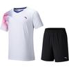 Simple Comfortable Breathable Short Sleeve Versatile Shorts Casual Sports Badminton Tennis Set Men Sets 952527520-4+952537102-1