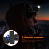 Outdoor Portable Mini Powerful LED Headlight USB Rechargeable Head Lamp with 3 Lighting Modes for Camping Fishing Work Lamp
