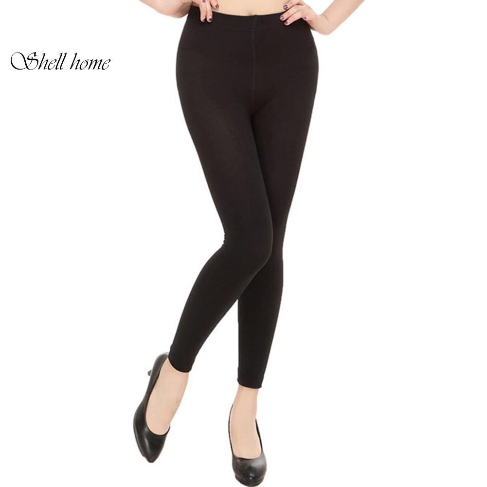 Stretch Sexy Ninth Warm Lady Footed Pantyhose Solid ColorLeggings