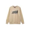 Jordan Alphabet Logo Print Fleece Sport Casual Sweatshirt Men Tops Desert-Yellow DV7589-277