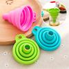 Folding  Funnel Kitchen Oil Funnel Food Grade Silicone Funnel Liquid Dispenser