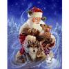 Santa Claus DIY 5D Diamond Painting Full Round Resin Scenery Diamond Embroidery Cross Stitch Kits Christmas Gift