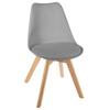Baya Atmosphera Scandinavian Style Chair - Light Grey