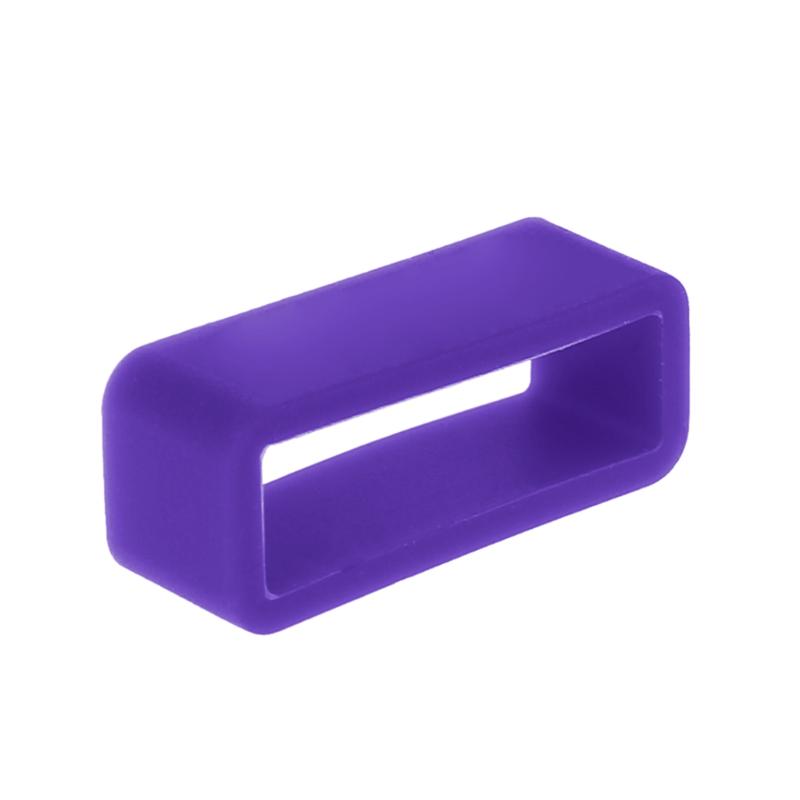 Silicone Anti-Fall Buckle Ring Loop Keeper Holder For Smart Bracelet Watch Band