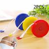 2PCS Telescopic Tape  Beautiful Plastic Tape  Measuring Ruler  Small Size Color Random