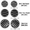 LHD RHD Black Car Dashboard Front Air Conditioning AC Vent Grill Panel For Mercedes Benz W204 X204C GLK Class 2007-2016