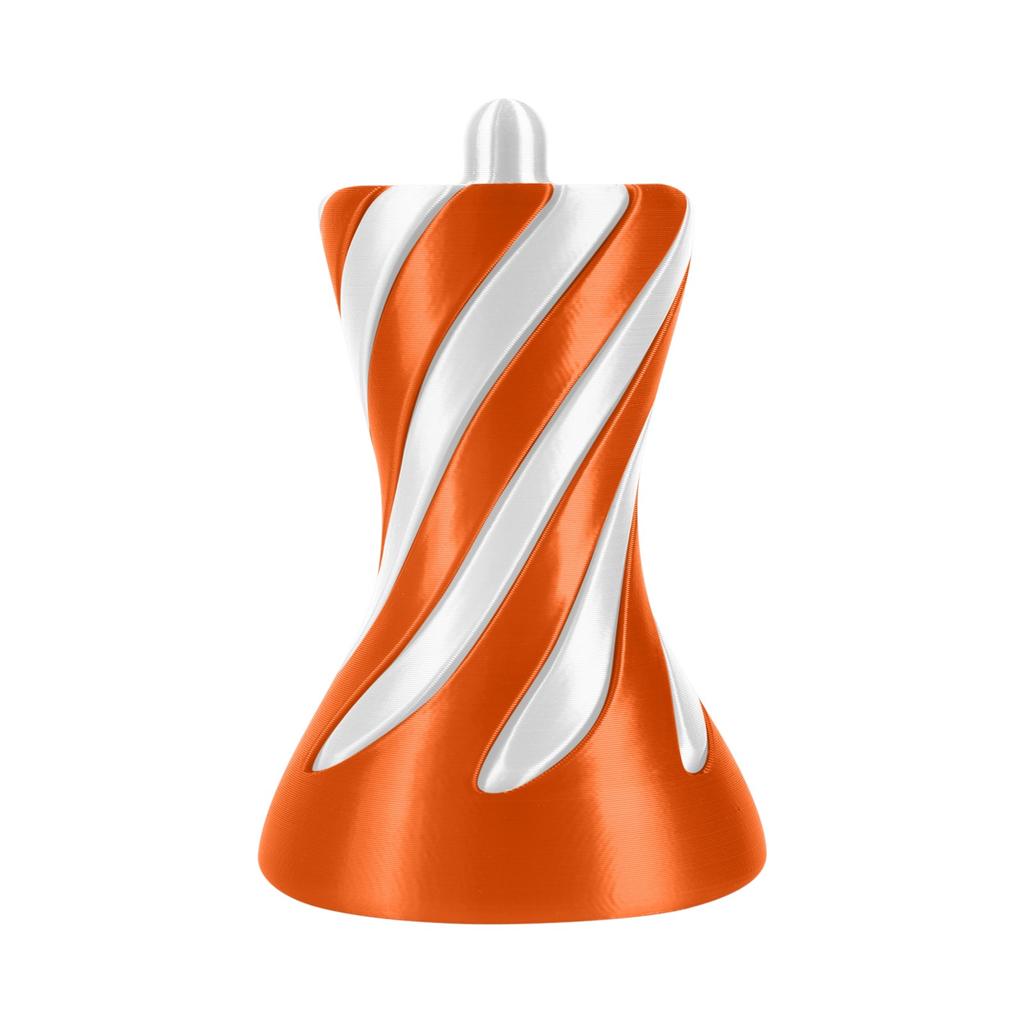 3d Printed Decompression Toy Spinning Spiral Penetrating Sculpture For Stress And Anxiety Relief