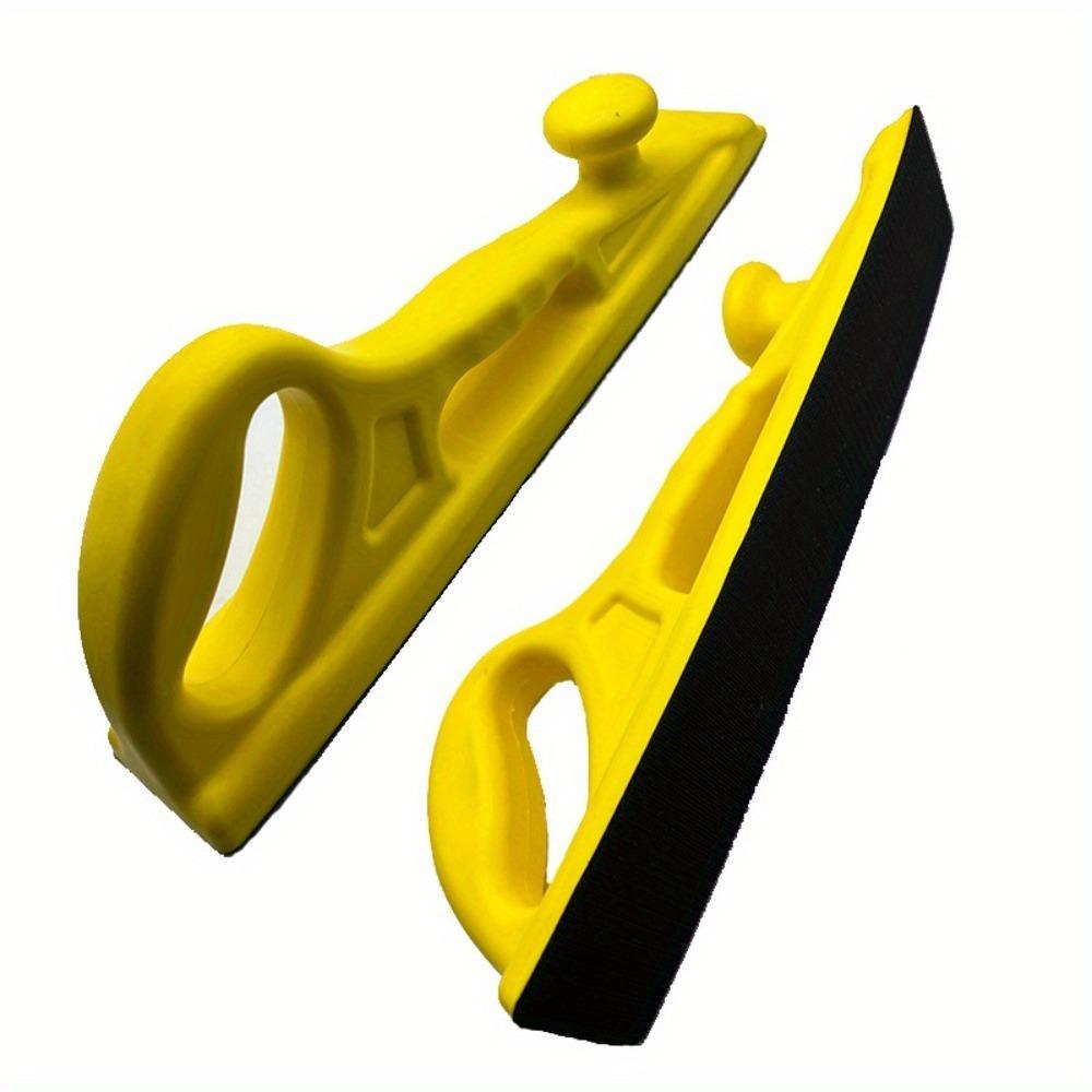 Hand Grinding Board Grinding Board Car Sandpaper Putty Gray Hand Plane Rectangular Dust Polishing Board Curved Hand Grinding Board