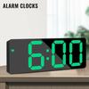 Mirror Alarm Clock LED Digital Clock Night Light Table Clock USB Charging