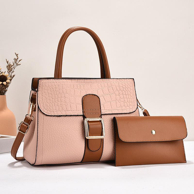 Mom Bag Two-piece Set 2025 New Light Luxury Atmosphere High-end Handbag Large Capacity Shoulder Messenger Bag
