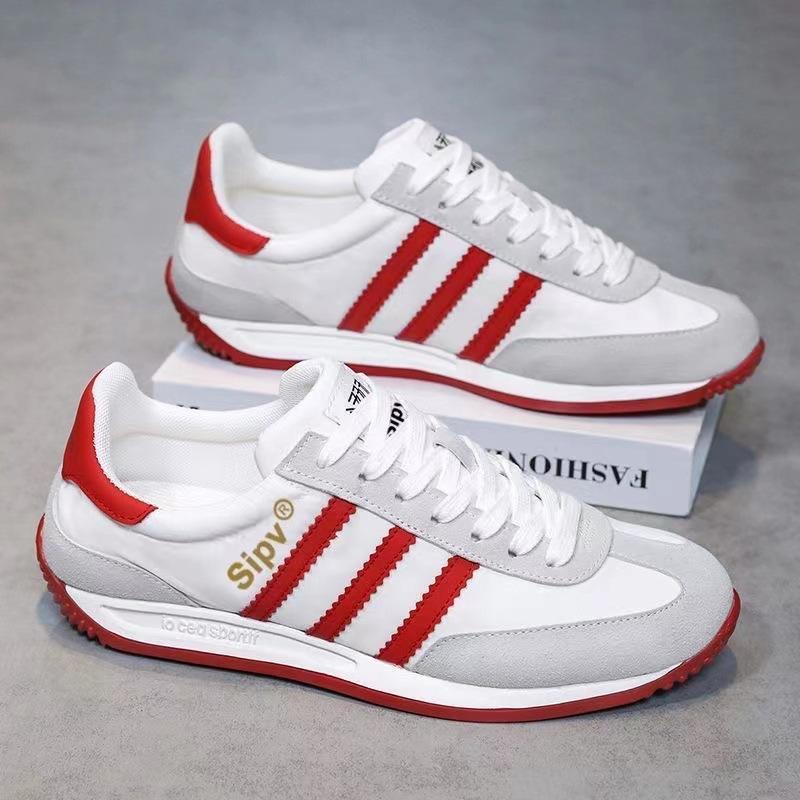 Men's Shoes Manufacturers Foreign Trade Sports Shoes Youth Flat Bottom Breathable Internet Celebrities with the Same Lightweight Trend Casual Shoes