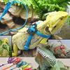 Fashion Reptile Lizard Adjustable Chest Strap Harness Safety Outdoor Walking Leash