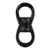 Swing Swivel Hook Stainless Steel 360 Degrees Rotatable Wear Resistant Black Double Ended Swivel Eye Hook