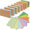 Horizontal Line Loose-Leaf Index Cards Double-sided Revision Cards Durable Binder Memo Book Office