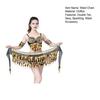Belly Dance Waist Chain Sequins Hip Scarves Double Tier Waist Tassel Dance Practice Dress Accessories for Latin Dance Belly Dance Performances