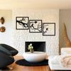 Birds On Branch Wall Art, 3 Panels Metal Wall Decor, Metal Wall Hangings, Home Living Room Decoration, Metal Tree Decor, Birds Decor