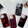 LZ22 Lips Kiss Digital Design Soft Phone Case for Samsung S24 Ultra S23 Plus S21 A16 A54 A34 A05s Infinix Hot 40 30i Lens Protection Shockproof Cover