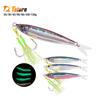 TOLU NEW 3D Printed Fast Sinking Metal Jig Lure 20g 30g 40g 60g 80g Saltwater Shore Casting Fishing Lure Vertical Metal Jig